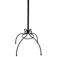 Sort metal fod frakke rack bærer garderobe design robust