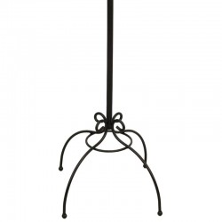 Black Metal Foot Coat Rack Llevar Diseño de guardarropa robusta
