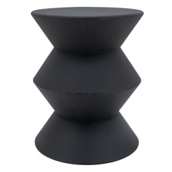 Black metal sofa end stool Side table Design & Industrial style