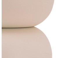 Runde avføring og beige metall sofa ending bord design & sitteplasser trend