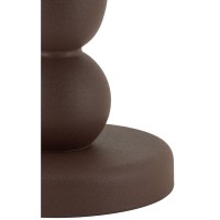 Mesa de centro de piso redondo Matte Matte Marrón elegante diseño sofá final