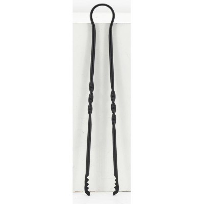 Preto Ferro Ferro Lareira Valet 4 Acessórios Shovel, Vassoura, Poker, Clip