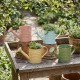 Piccole lattine di annaffiatoio Cache Pentola Zinco Giardino laccato Ø 9.5 H 9 cm