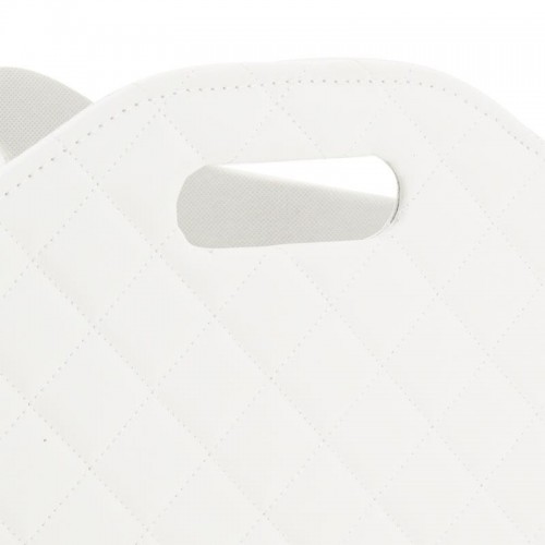 Corbeille Porte-Revues Rectangulaire Blanc Polyuréthane Rangement Design Moderne