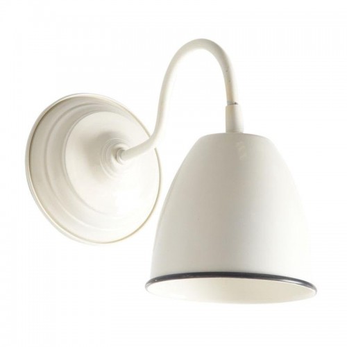 Luz de metal lacado de marfim design de design de iluminação e iluminação chique