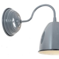 Wall lacquered gray lacquered metal lighting modern design light for living room & room