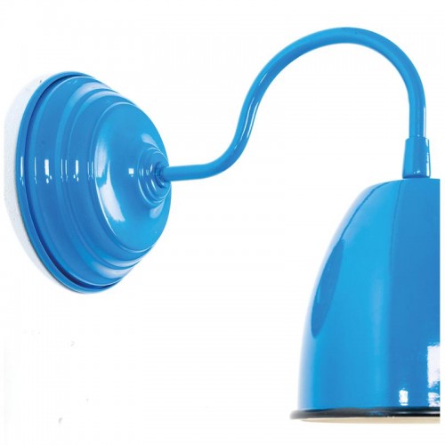 Applique Murale Métal Laqué Bleu Clair Luminaires Design Scandinave & Moderne