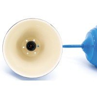 Ljusblå lackerad metallvägglampa Skandinavisk och modern designbelysning