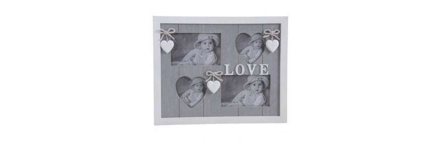 Wooden photo frame / Pêle - mixes wooden wall / Hanging photo frame