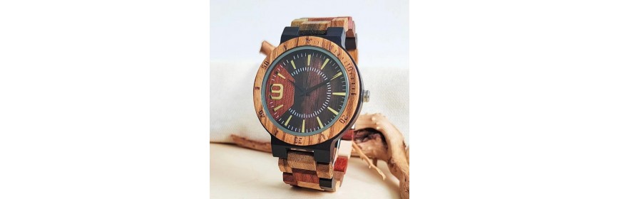Houten horloges voor dames en heren