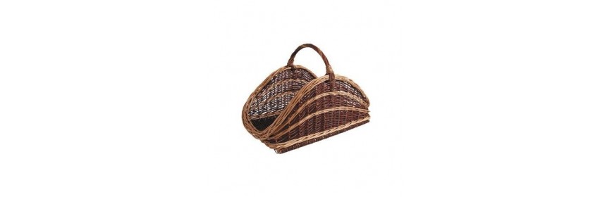Fireplace accessories - Wicker log baskets