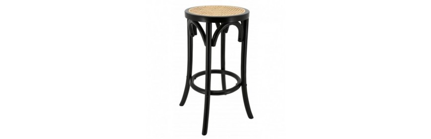 Bar stool & mini bar cabinet - Wood Rattan Wicker Bamboo